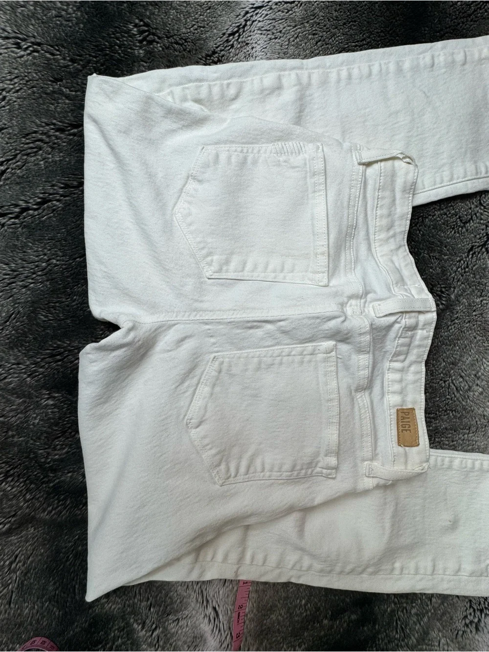 PAIGE White Straight-Leg Women’s Jeans